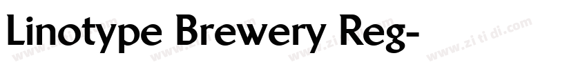 Linotype Brewery Reg字体转换